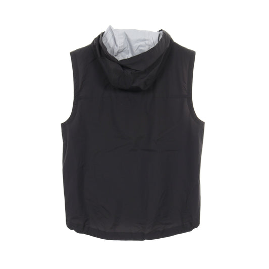 ロゴ ベスト ナイロン ブラック フード付き プラダスポーツ リネアロッサ
