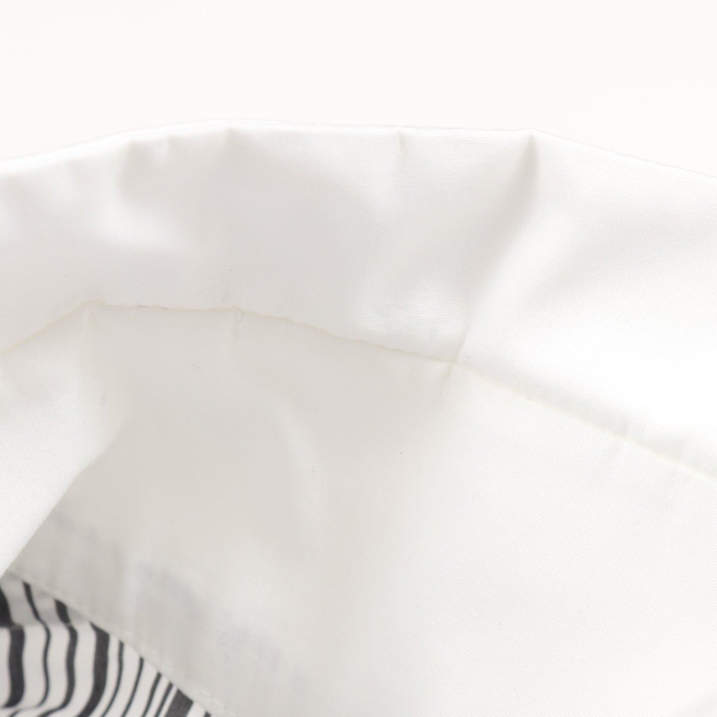 フラワーココマーク ストライプ シャツ ブラウス コットン ホワイト グレー シャネル