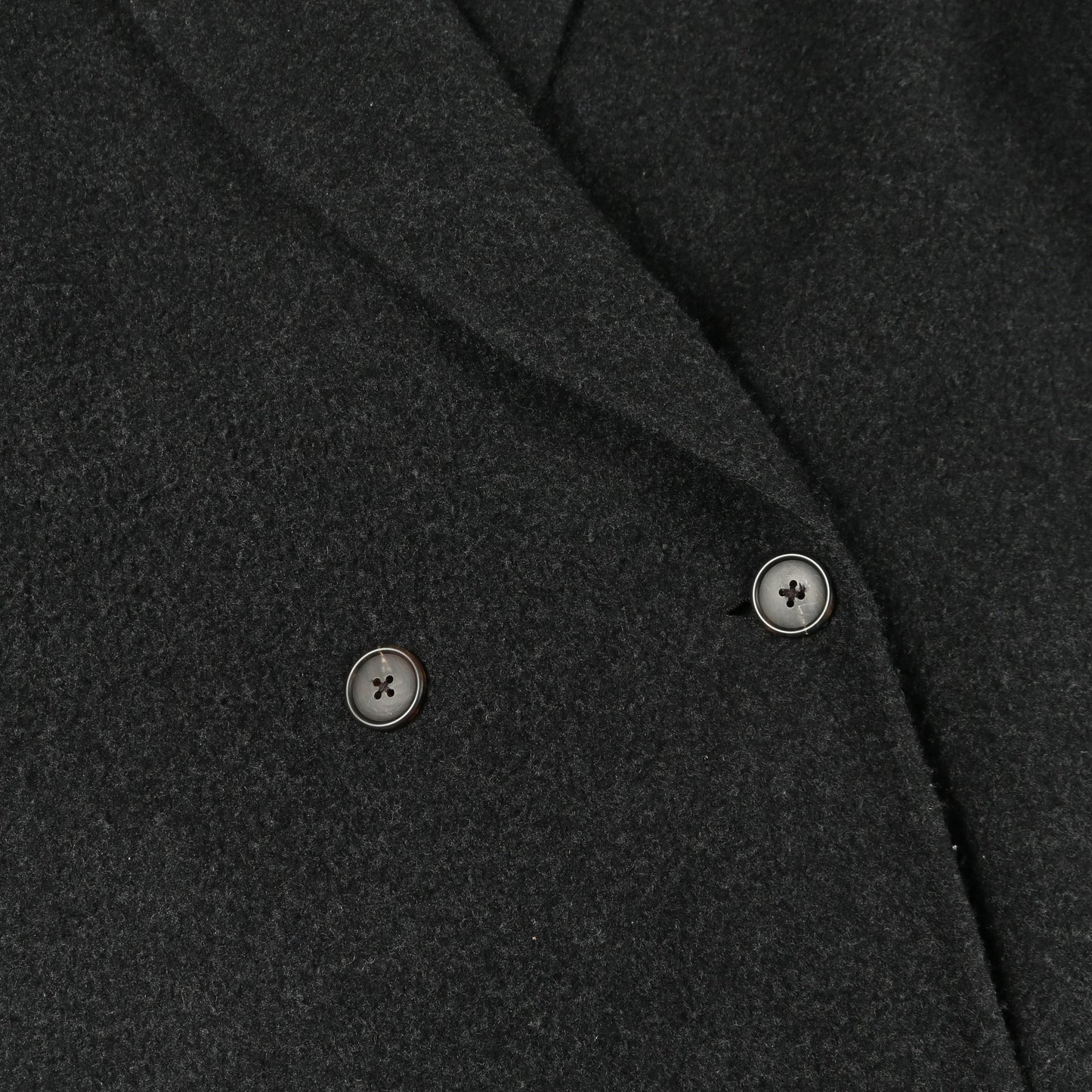 ロングコート ウール カシミヤ ダークグレー ダブルブレスト ザロウ アウター THE ROW