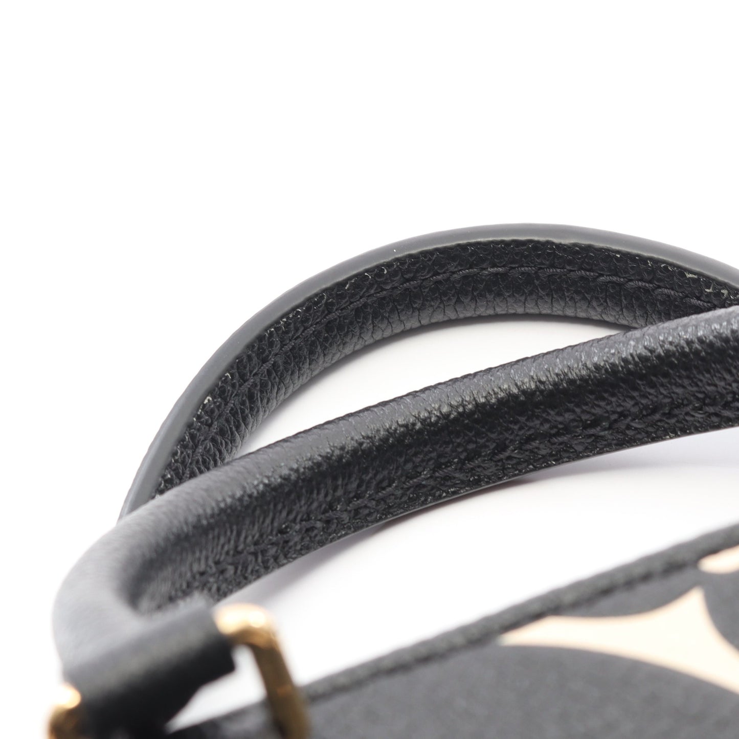 オンザゴーPM バイカラー モノグラムアンプラント ハンドバッグ レザー ブラック ベージュ 2WAY ルイヴィトン バッグ LOUIS VUITTON