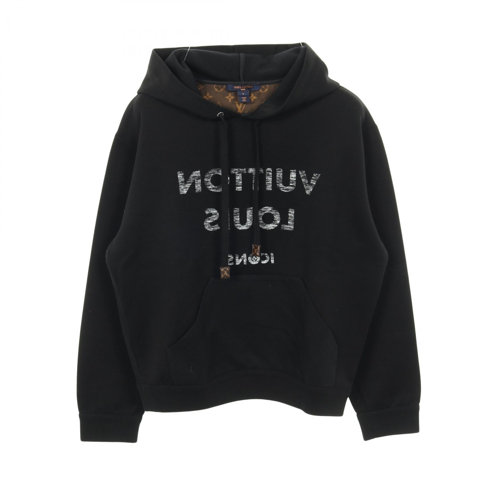 プルオーバーパーカー コットン ナイロン ブラック ルイヴィトン – RECLO