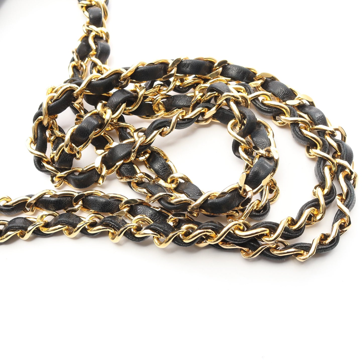マトラッセ チェーンショルダーバッグ チェーントートバッグ ラムスキン ブラック ゴールド金具 シャネル バッグ CHANEL