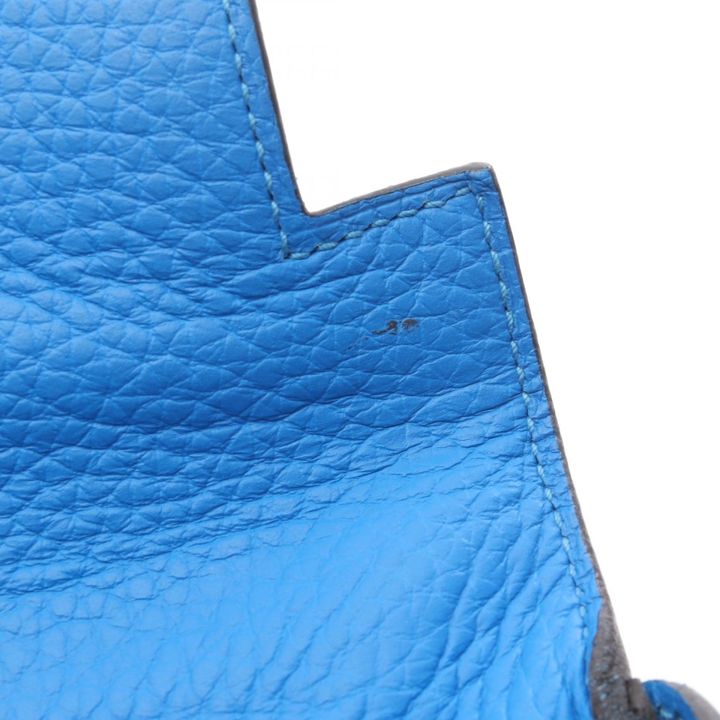 ケリー32 ブルーイドラ ハンドバッグ トリヨンクレマンス ブルー シルバー金具 □P刻印 エルメス バッグ HERMES