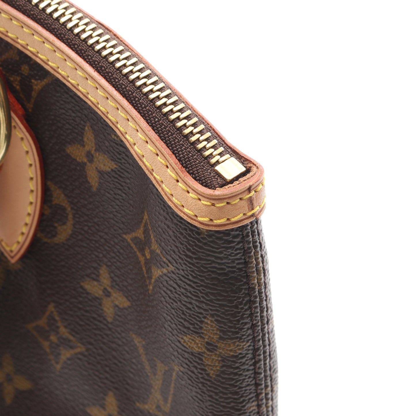 ロックイット モノグラム ハンドバッグ PVC レザー ブラウン ルイヴィトン バッグ LOUIS VUITTON