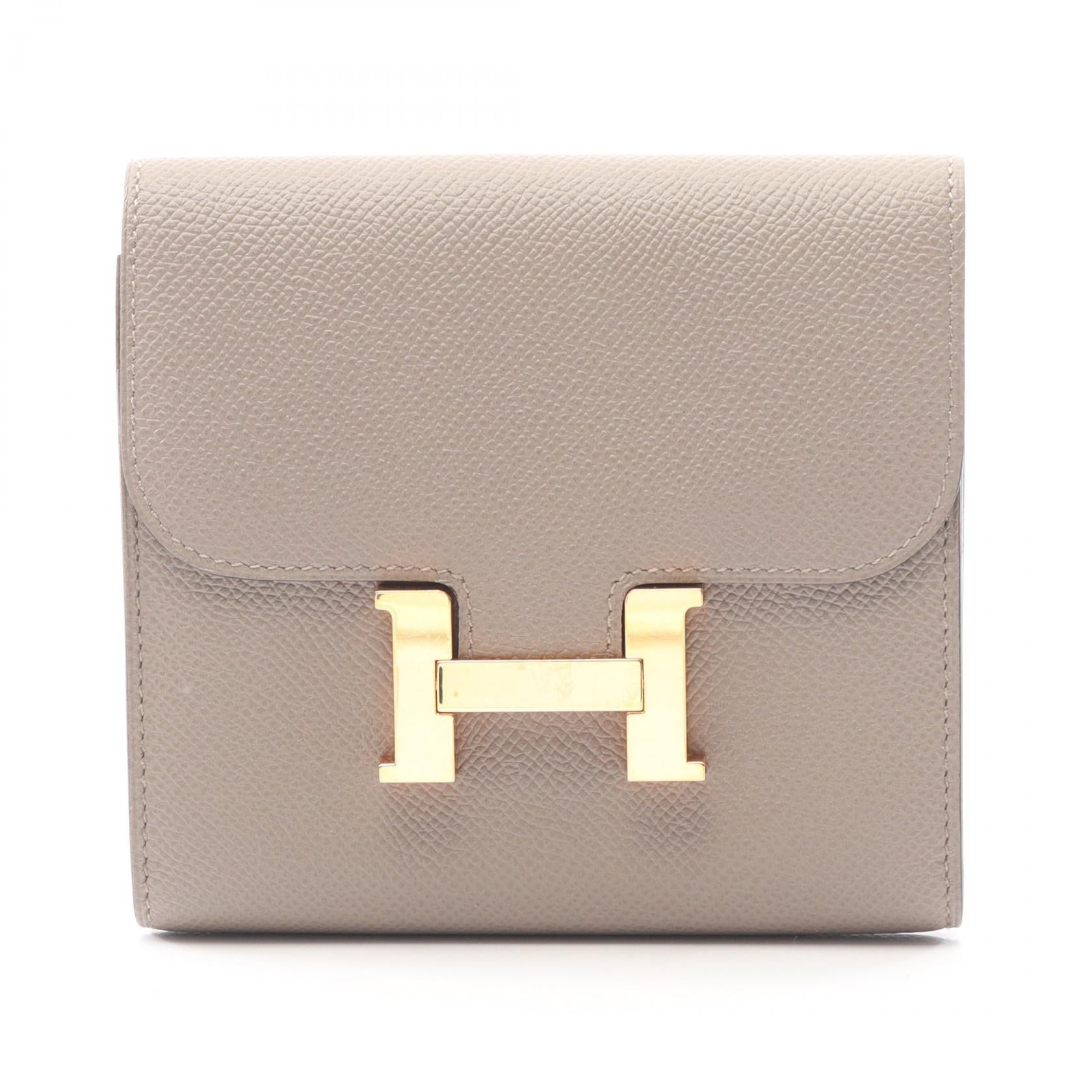 コンスタンス コンパクト トゥルティエールグレー 二つ折り財布 ヴォー