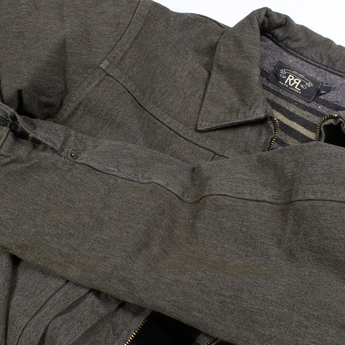 ジャスペワークジャケット ブルゾン コットン ダークグレー ローレンラルフローレン