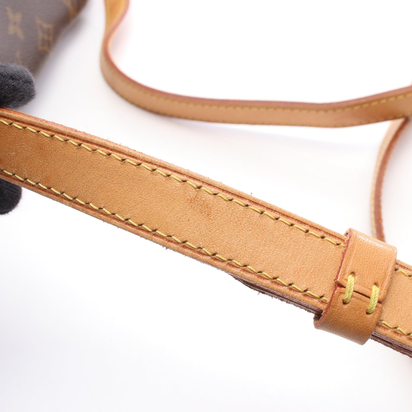 ヴィバシテPM モノグラム ショルダーバッグ PVC レザー ブラウン ルイヴィトン バッグ LOUIS VUITTON