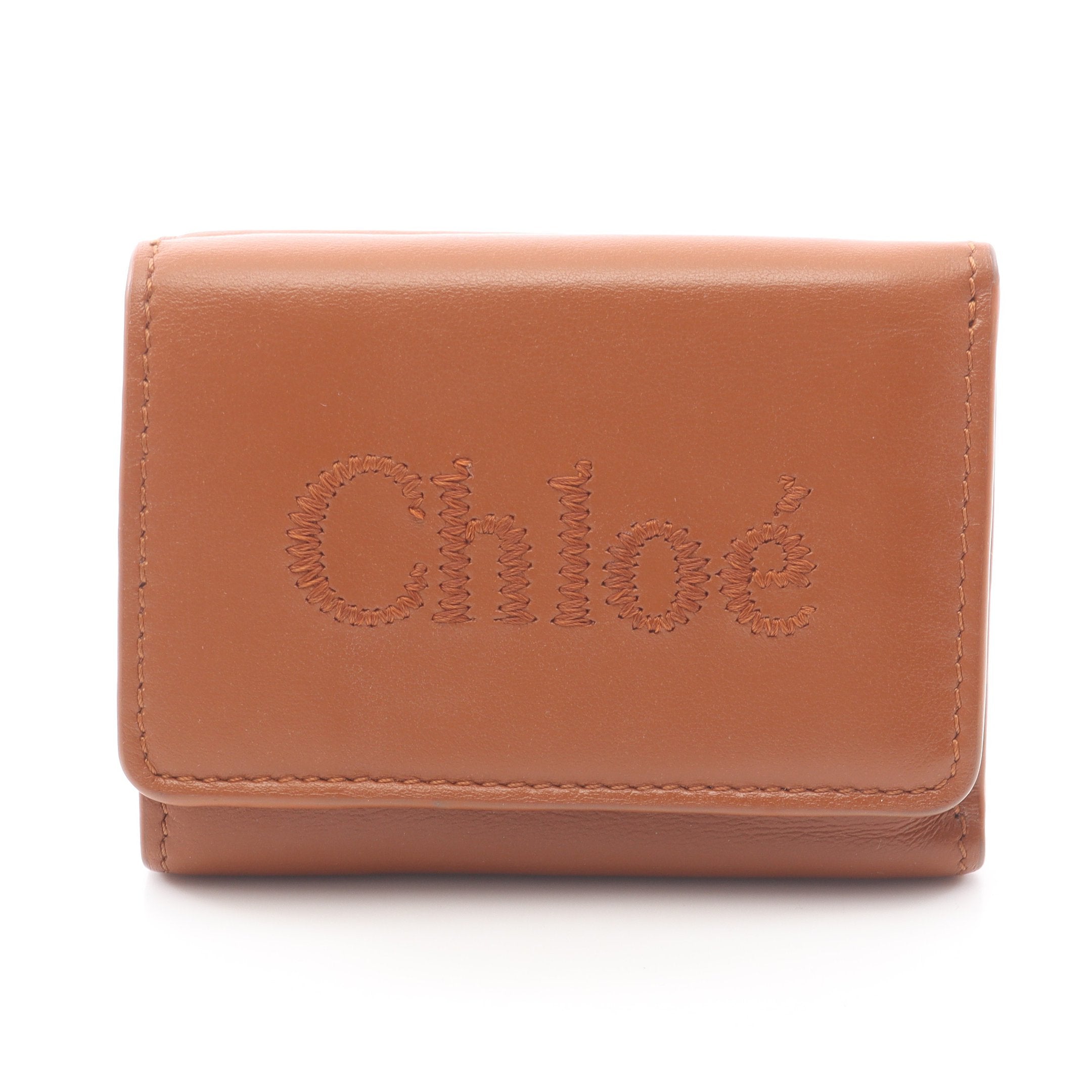 Chloe 三つ折り財布 ブラウン 【公式通販】
