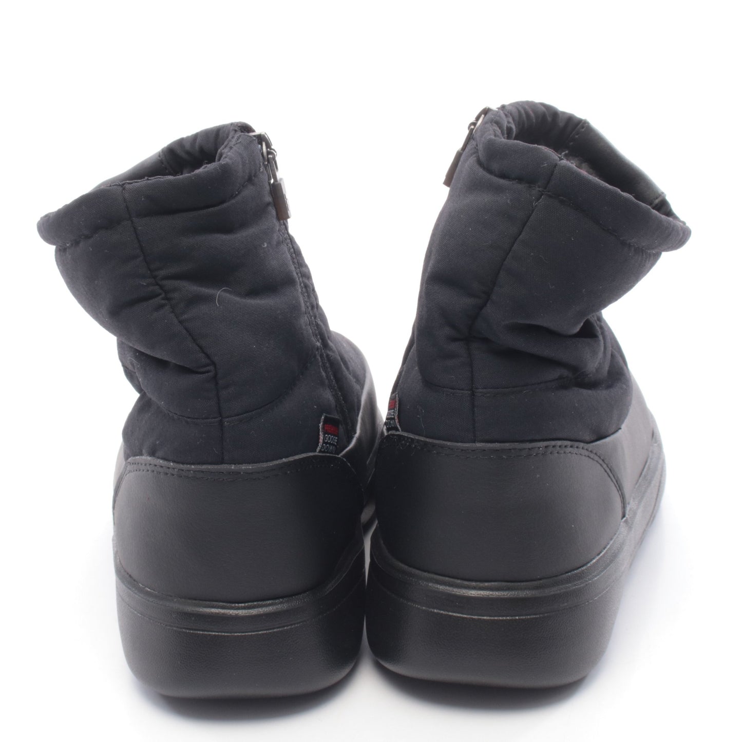 GOOSE DOWN SHORT BOOTS ブーツ ファブリック レザー ブラック ザノースフェイス ホワイトレーベル シューズ THE NORTH FACE WHITE LABEL
