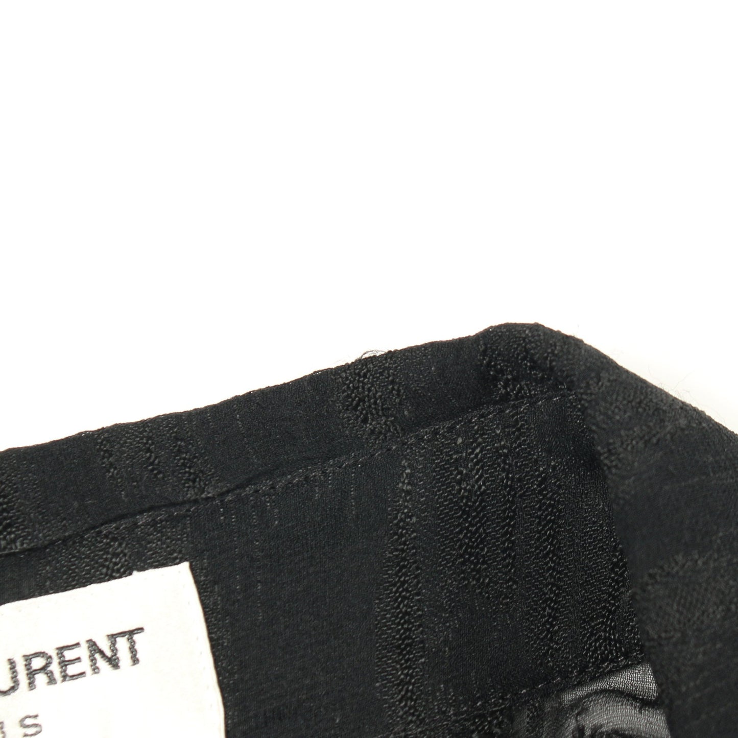 シャツ 総柄レース ブラック サンローランパリ トップス SAINT LAURENT PARIS
