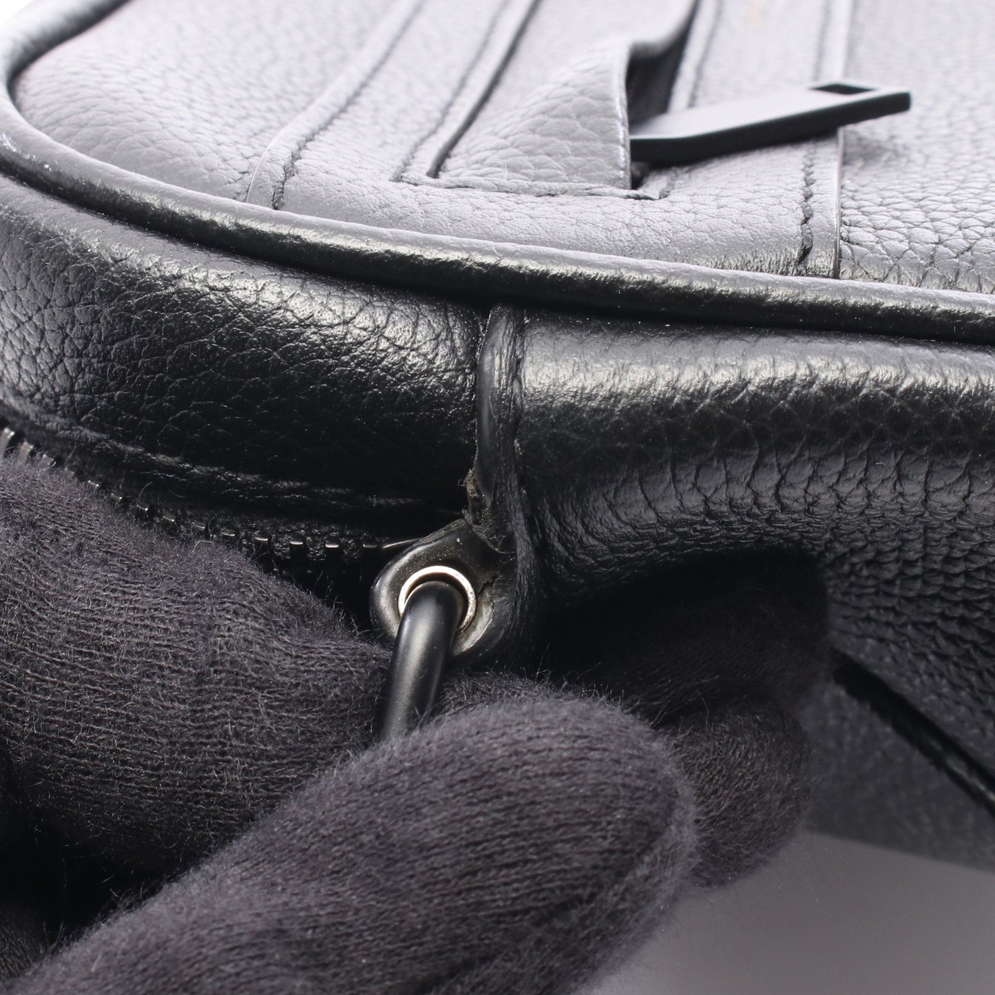 キャンプ スモール カメラバッグ ショルダーバッグ レザー ブラック サンローランパリ バッグ SAINT LAURENT PARIS