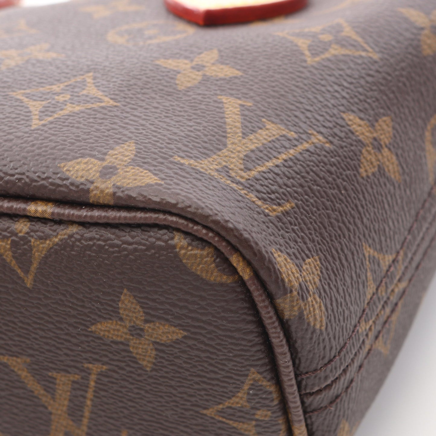 ネヴァーフルBB モノグラム ベージュ ハンドバッグ PVC レザー ブラウン 2WAY ルイヴィトン バッグ LOUIS VUITTON