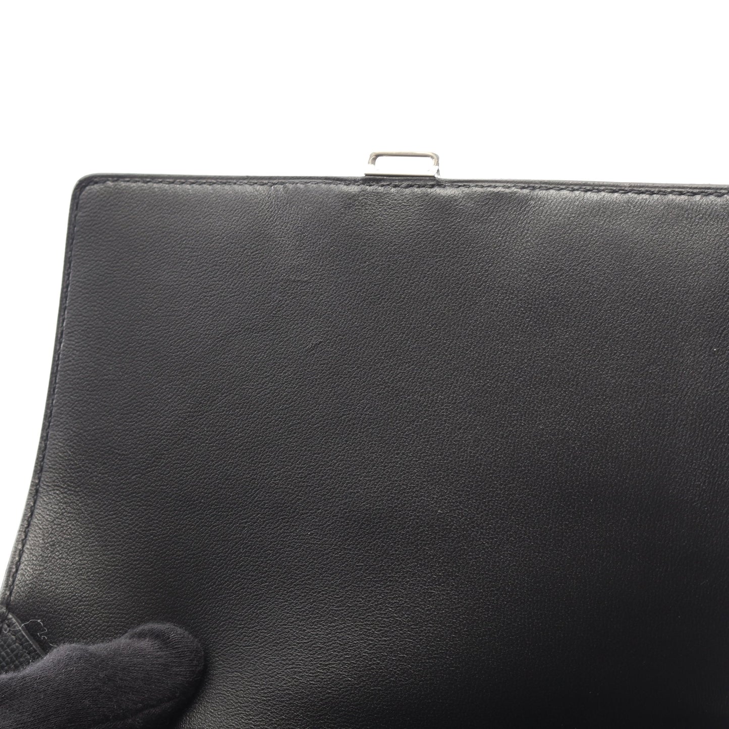デッラ カヴァッレリア ミニ ショルダーバッグ ヴォーエプソン ブラック シルバー金具 W刻印 エルメス バッグ HERMES