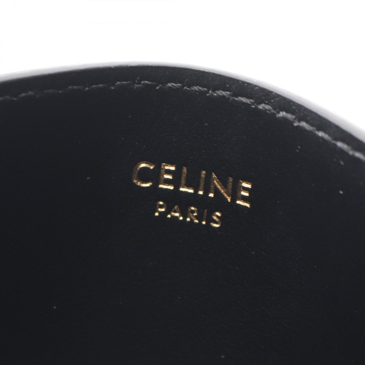 トリオンフ カードケース レザー ブラック セリーヌ 財布・小物 CELINE