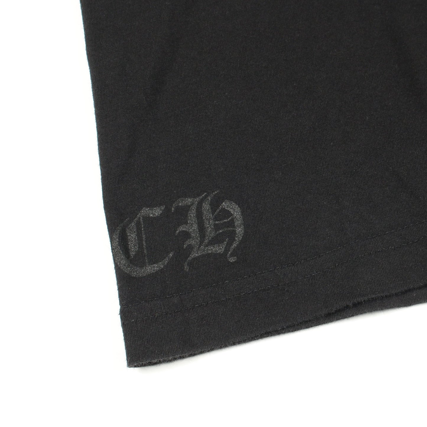 ホースシュー CHプラス プリント 半袖Tシャツ コットン ブラック クロムハーツ トップス Chrome Hearts
