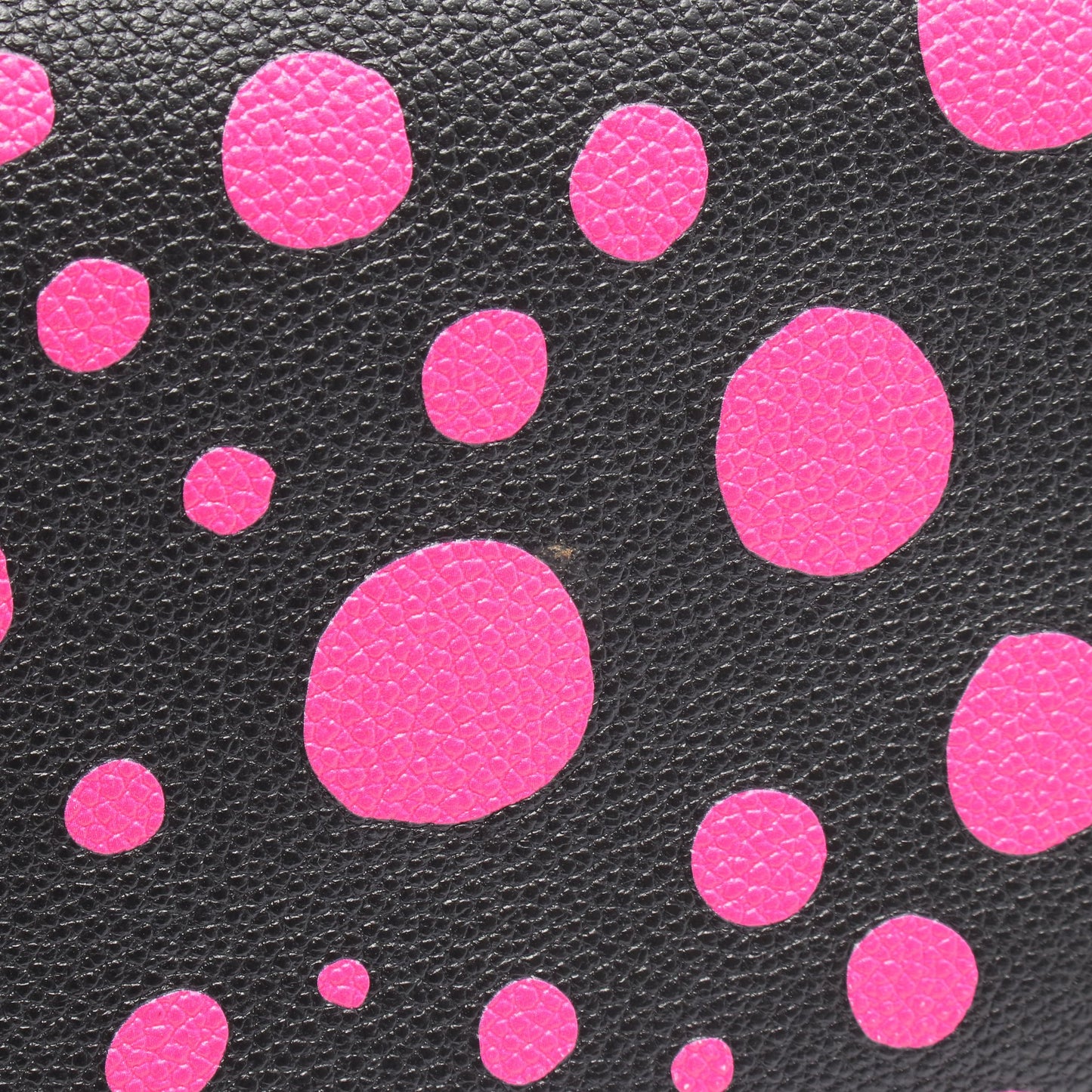 LOUIS VUITTON × yayoi kusama ネヴァーフルMM モノグラムアンプラント フューシャ ショルダーバッグ トートバッグ レザー ブラック ルイヴィトン バッグ LOUIS VUITTON