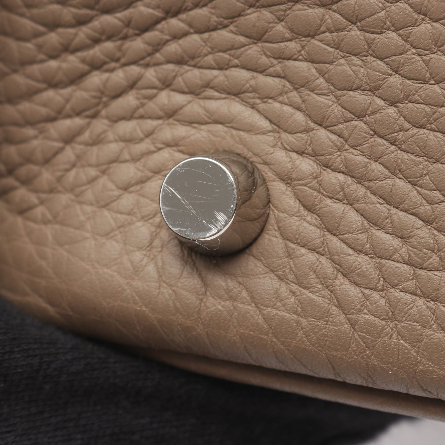 オムニバスPM エトゥープ ハンドバッグ トリヨンクレマンス グレーブラウン シルバー金具 □J刻印 エルメス バッグ HERMES