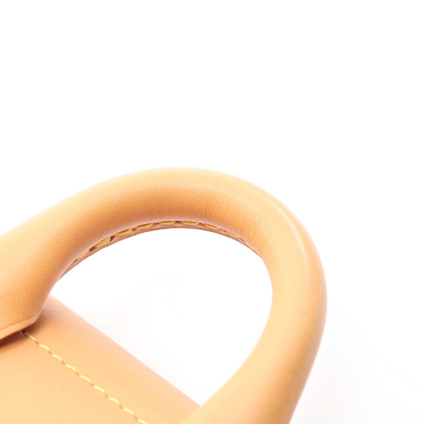 ナノ スティーマー ダミエポップ ショルダーバッグ PVC レザー ブラウン イエロー 2WAY ルイヴィトン バッグ LOUIS VUITTON
