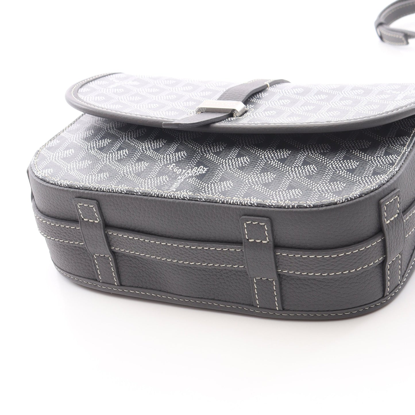 ベルヴェデーレPM ショルダーバッグ コーティングキャンバス レザー グレー マルチカラー ゴヤール バッグ GOYARD