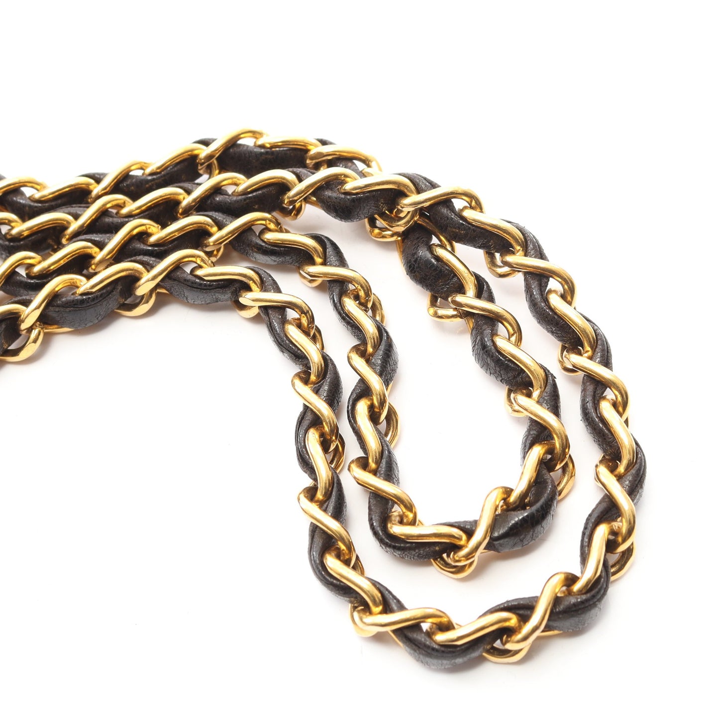 マトラッセ Wフラップ Wチェーンショルダーバッグ ラムスキン ブラック ゴールド金具 シャネル バッグ CHANEL