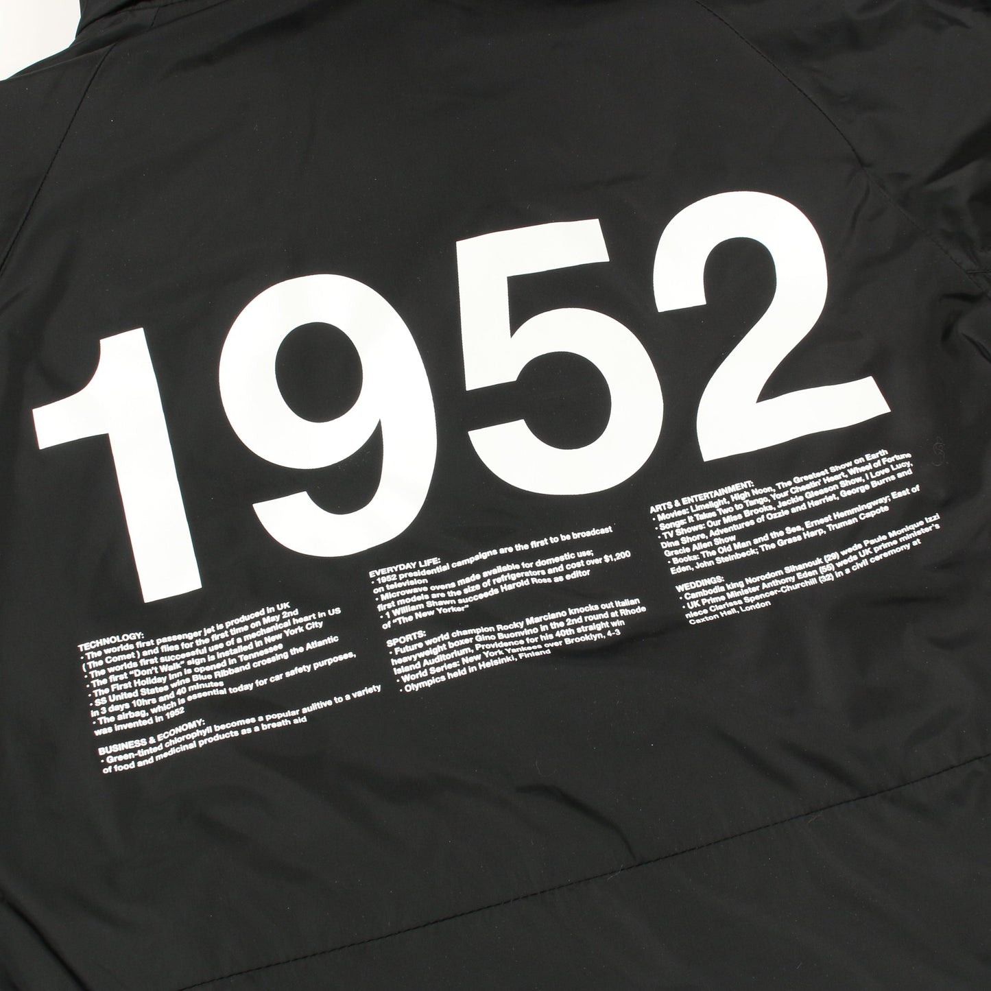 GENIUS 2 1952 OCTIS ダウンジャケット ナイロン ブラック フード付き モンクレール