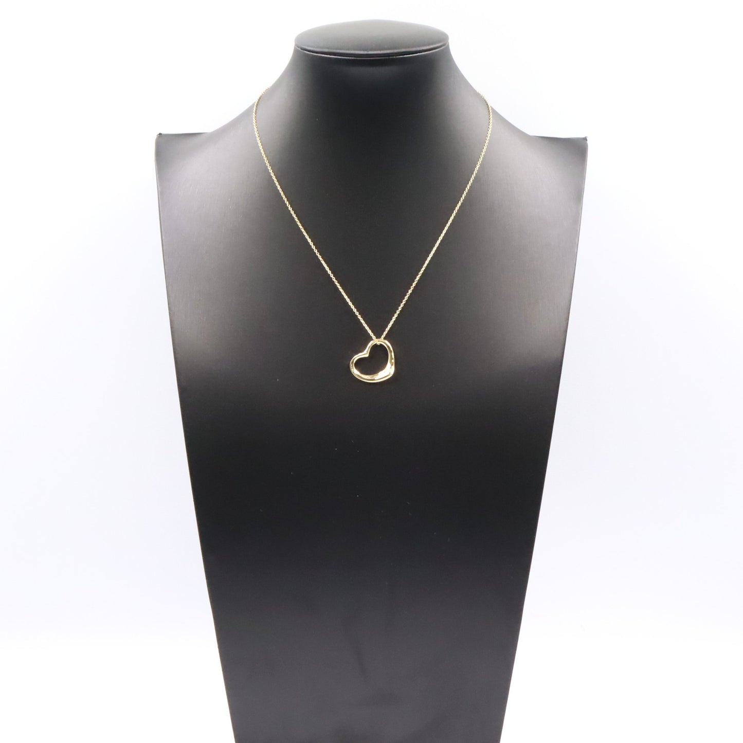 オープンハート ネックレス ミディアム ネックレス K18YG イエローゴールド ティファニー アクセサリー TIFFANY & Co.
