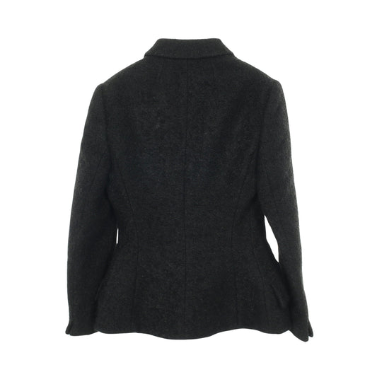 ツイード テーラードジャケット モヘヤ ウール ブラック クリスチャンディオール アウター Christian Dior