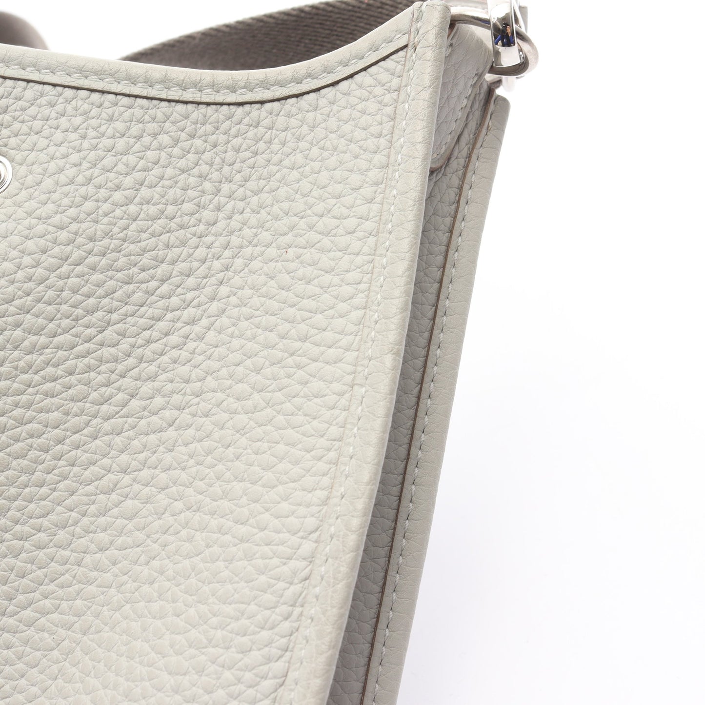 エヴリンアマゾンTPM ショルダーバッグ トリヨンクレマンス ライトグレー シルバー金具 Y刻印 エルメス バッグ HERMES
