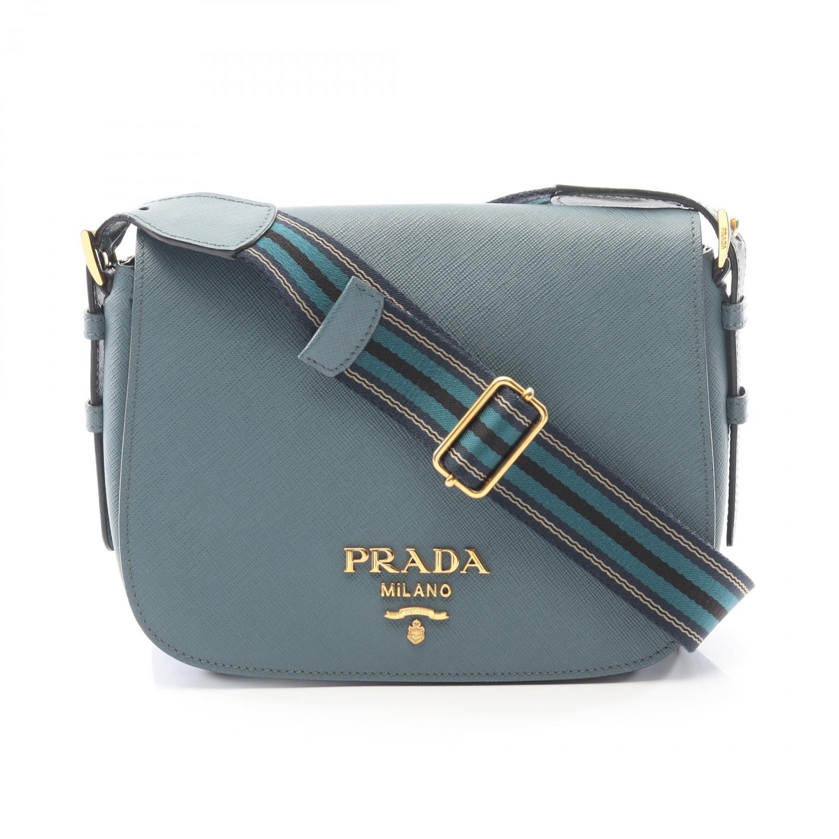 PRADA サフィアーノレザー ショルダーバッグ 【公式通販】