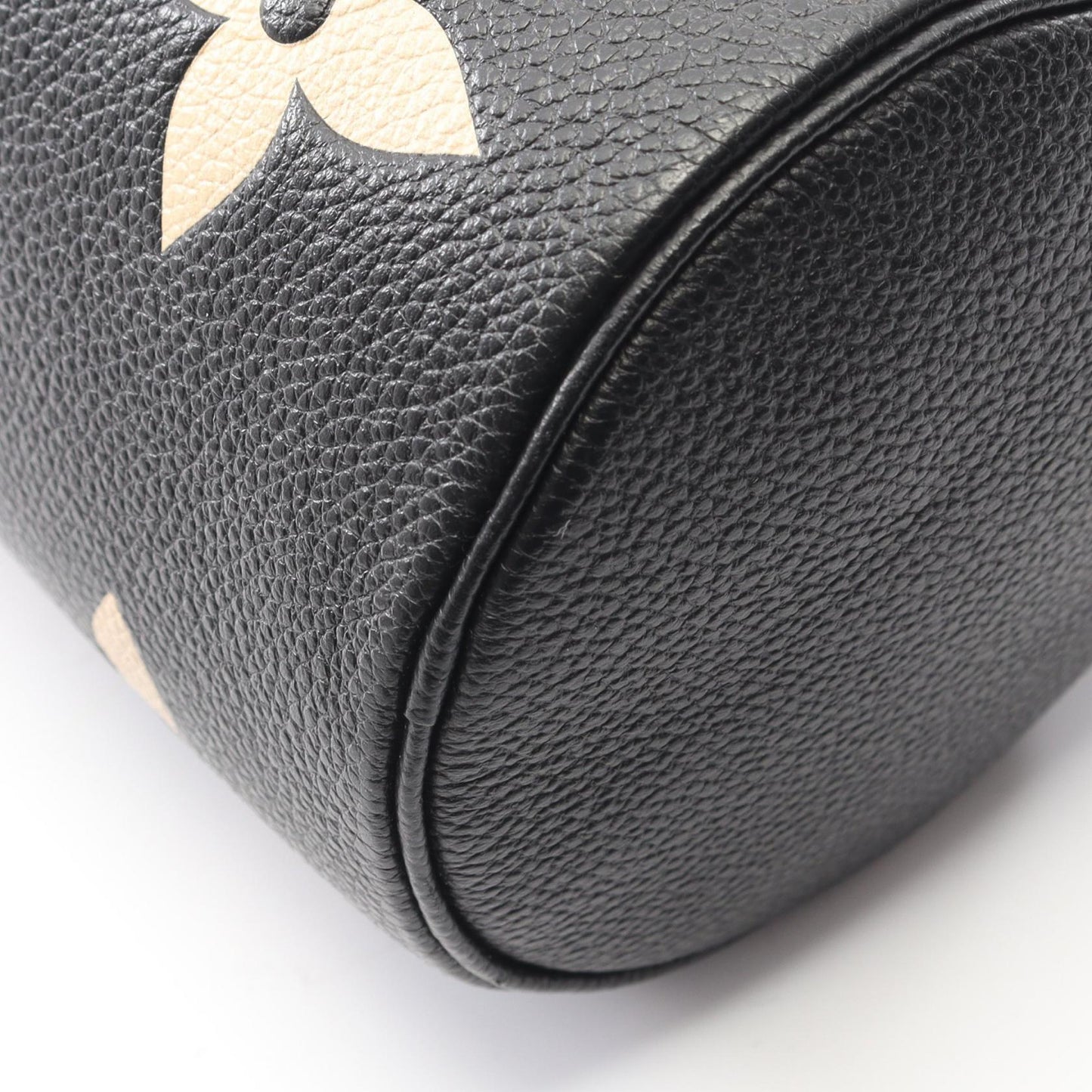 パピヨンBB バイカラー モノグラムアンプラント ハンドバッグ レザー ブラック ベージュ 2WAY ルイヴィトン バッグ LOUIS VUITTON