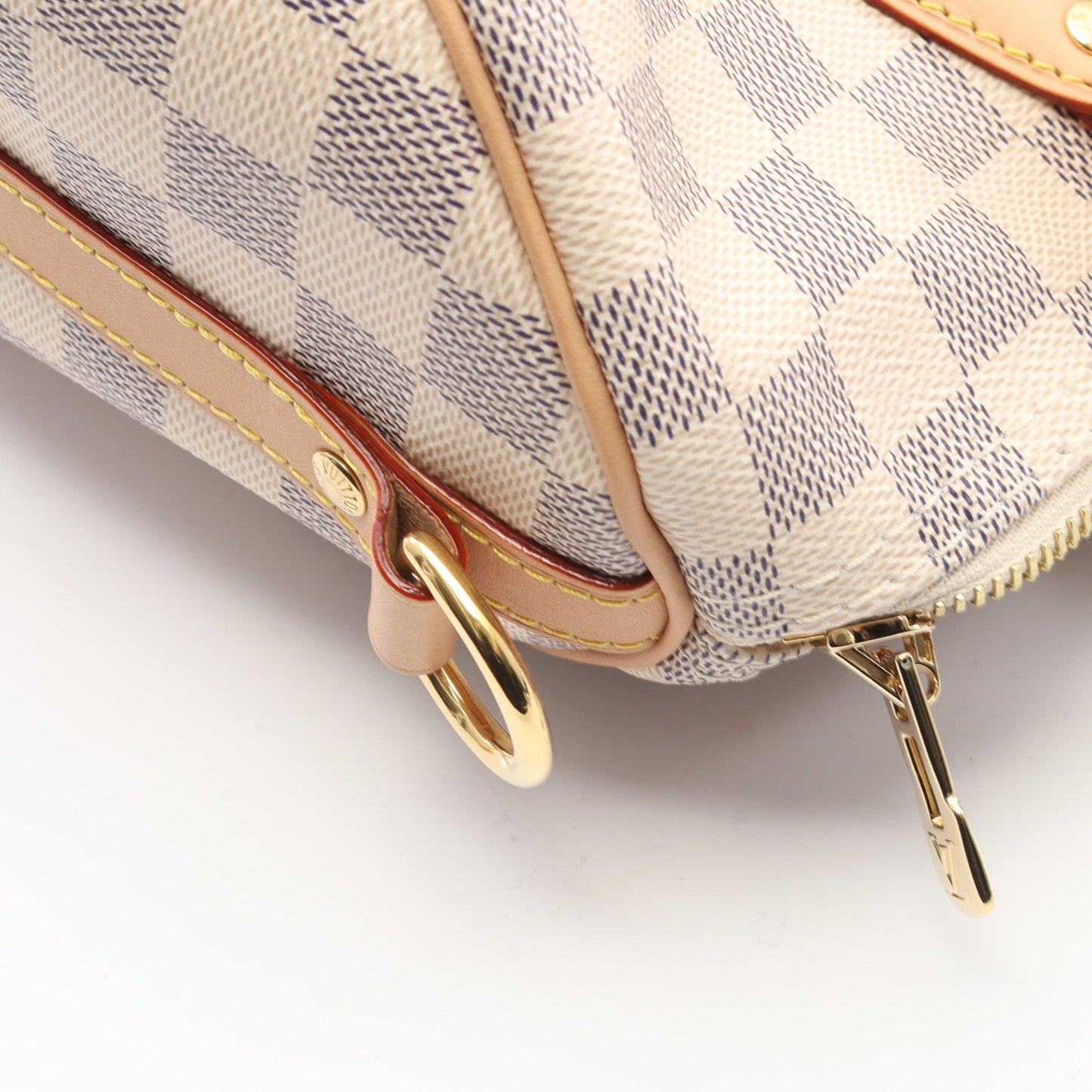 スピーディ バンドリエール30 ダミエアズール ハンドバッグ PVC レザー ホワイト 2WAY ルイヴィトン バッグ LOUIS VUITTON