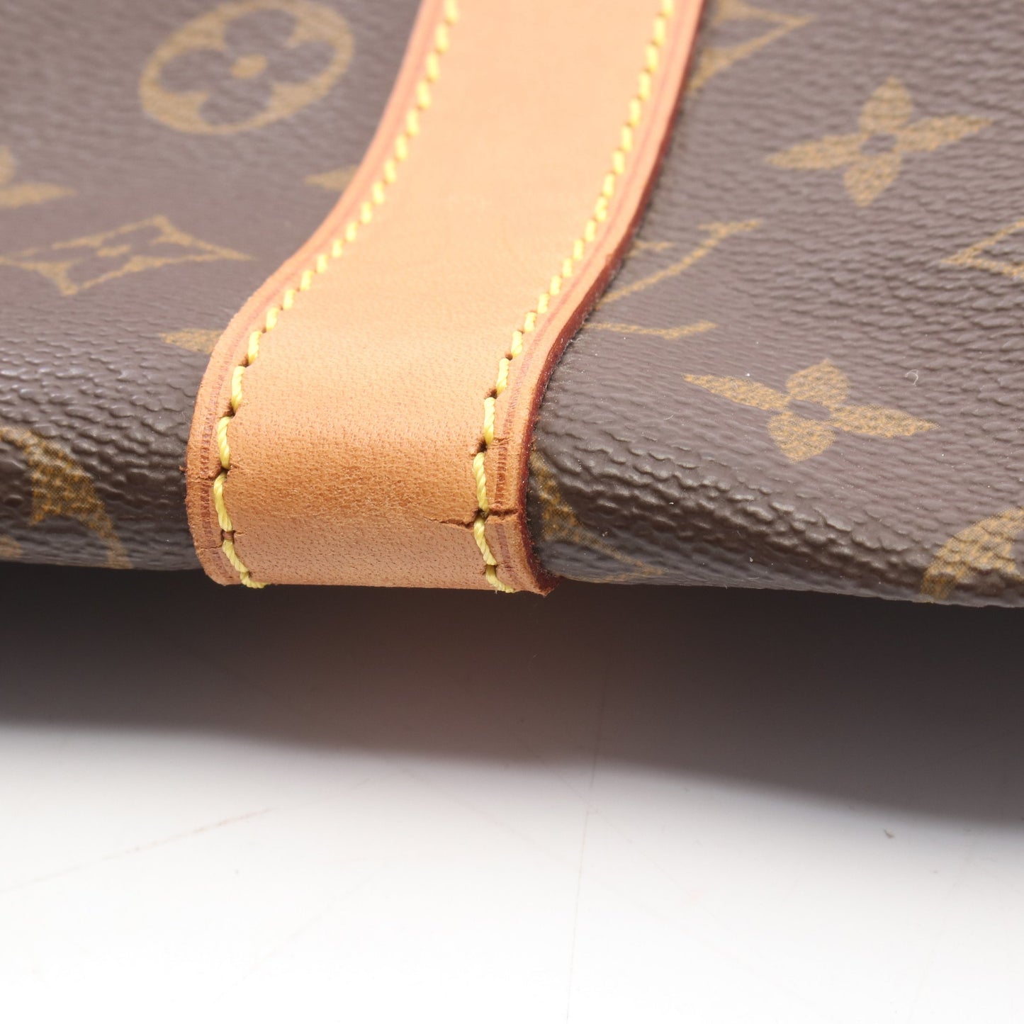 キーポル55 モノグラム ボストンバッグ PVC レザー ブラウン ルイヴィトン バッグ LOUIS VUITTON