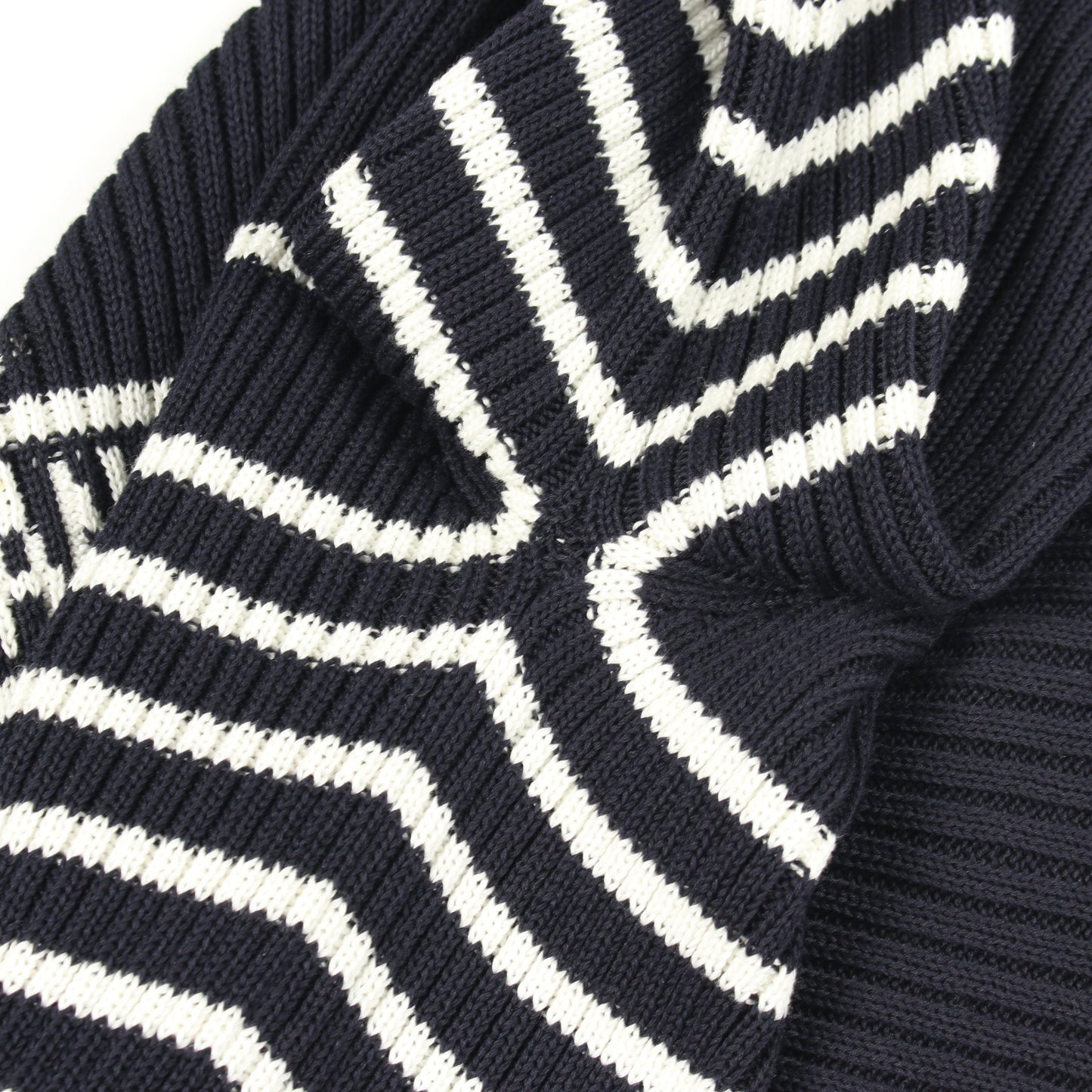 スター ロゴ ボーダー ニット コットン ネイビー ホワイト クリスチャンディオール トップス Christian Dior
