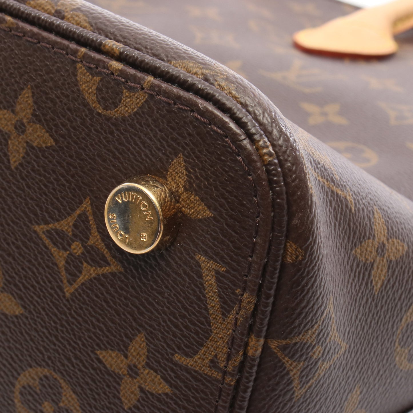ロックイットMM モノグラム ハンドバッグ PVC レザー ブラウン ルイヴィトン バッグ LOUIS VUITTON