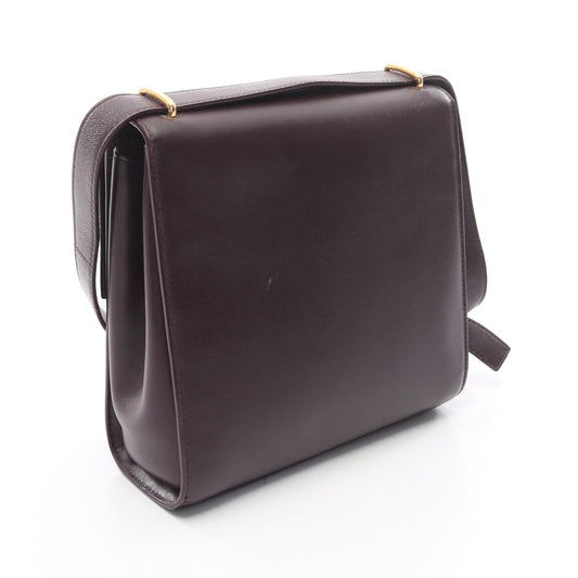 ザ クリップ ショルダーバッグ レザー ボルドー ボッテガヴェネタ