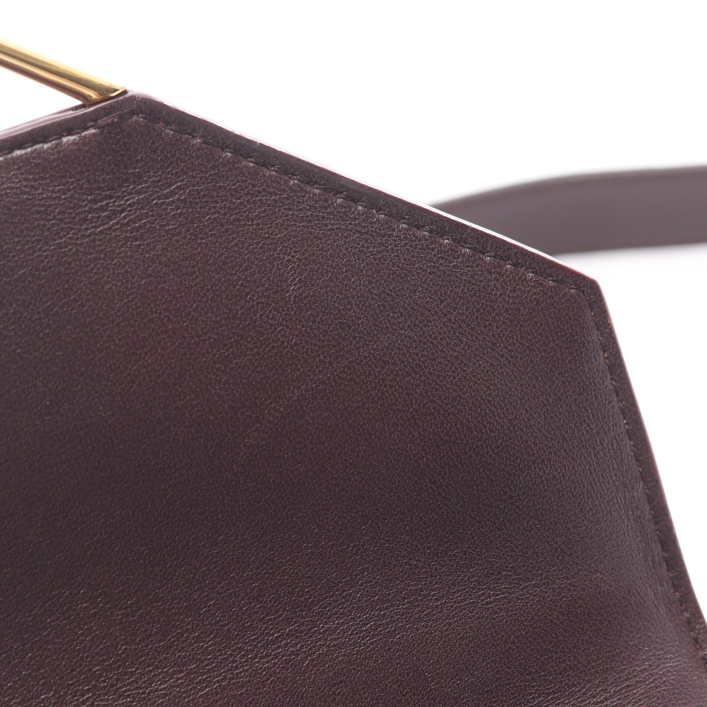 ザ クリップ ショルダーバッグ レザー ボルドー ボッテガヴェネタ