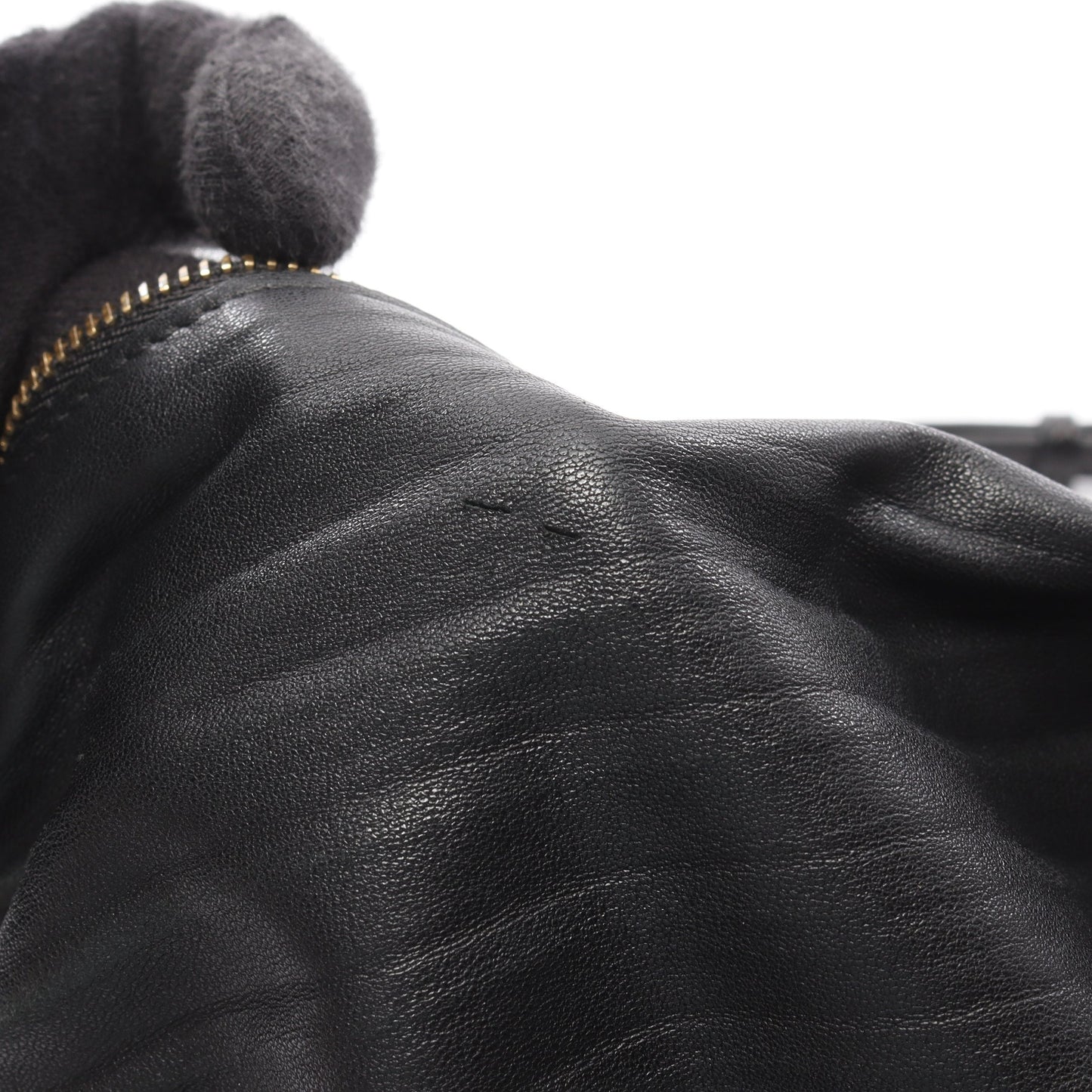 アナグラム ブレスレット ポーチ ショルダーバッグ レザー ブラック ロエベ