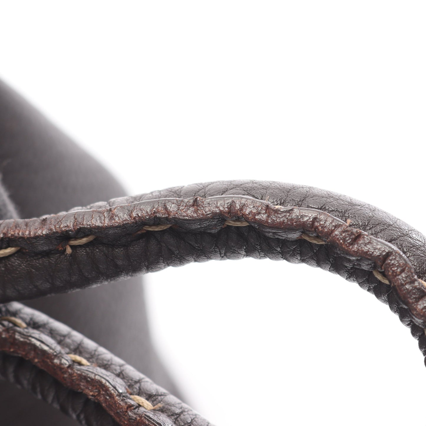 セレリア ハンドバッグ レザー ダークブラウン フェンディ