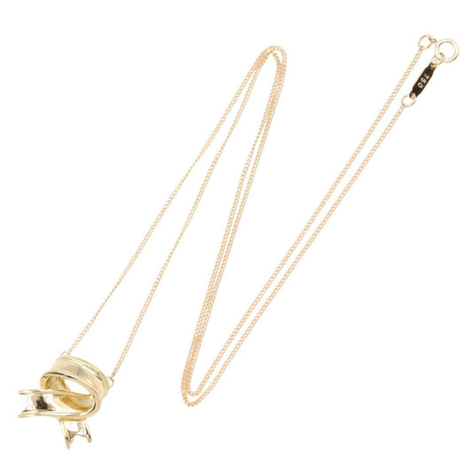 クロスリボン ネックレス ネックレス K18YG K18PG イエローゴールド ピンクゴールド ティファニー アクセサリー TIFFANY & Co.