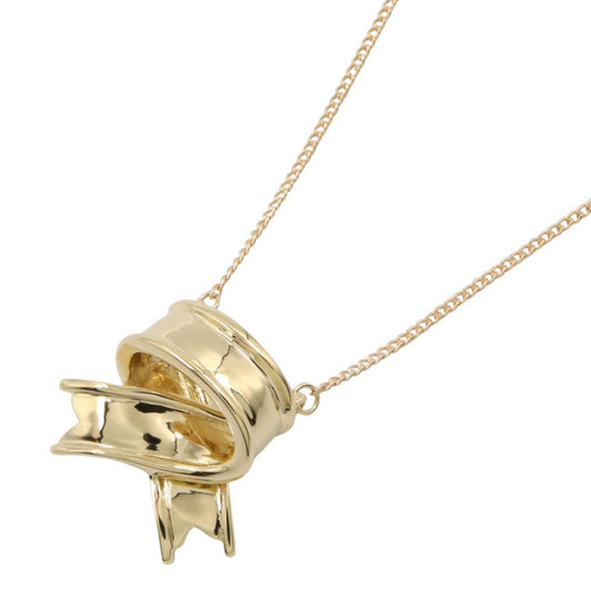 クロスリボン ネックレス ネックレス K18YG K18PG イエローゴールド ピンクゴールド ティファニー アクセサリー TIFFANY & Co.