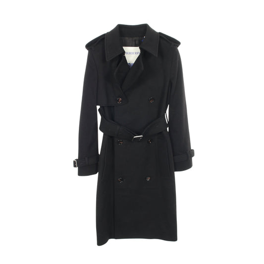 トレンチコート カシミヤ ブラック バーバリー アウター BURBERRY