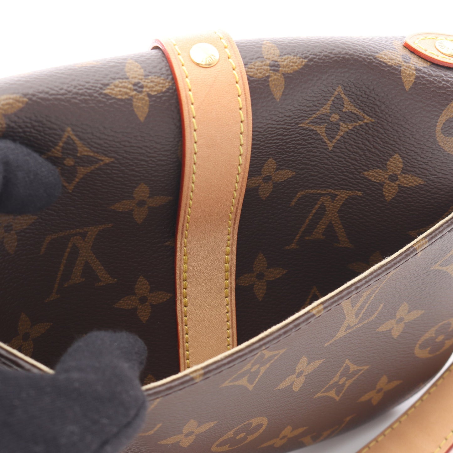 ソミュールBB モノグラム ハンドバッグ モノグラム ブラウン 2WAY ルイヴィトン バッグ LOUIS VUITTON