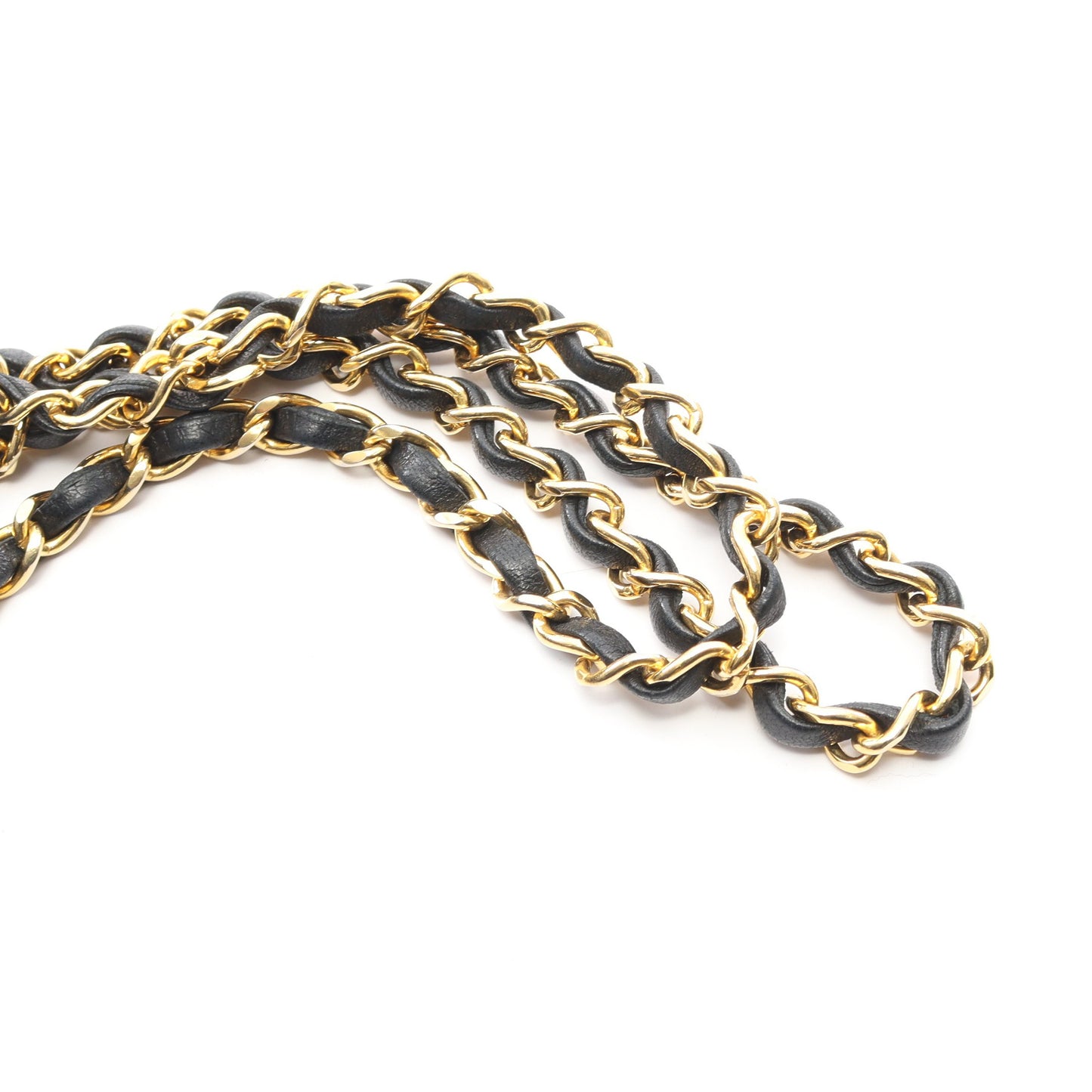 マトラッセ Wフラップ Wチェーンショルダーバッグ ラムスキン ブラック ゴールド金具 ヴィンテージ シャネル バッグ CHANEL