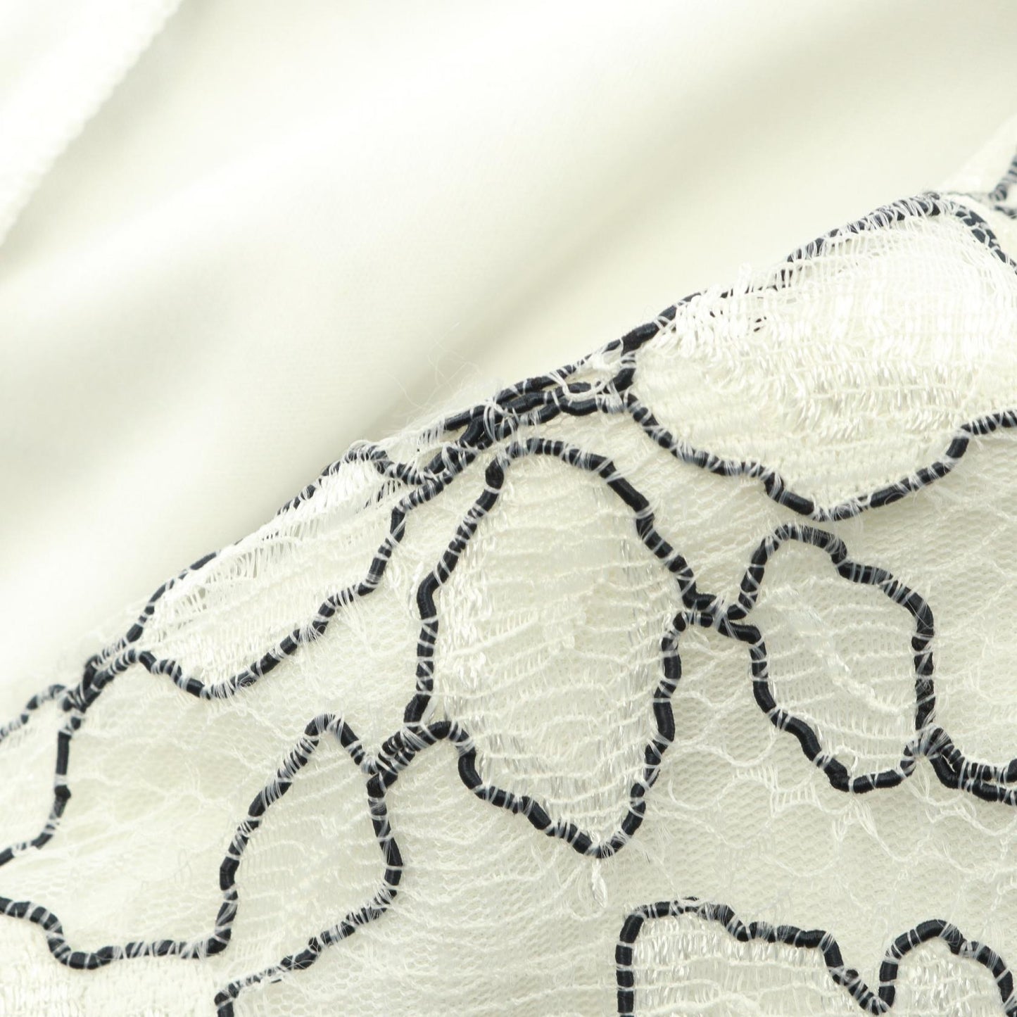 総レース ノースリーブ ワンピース レーヨン ホワイト ブラック タダシショージ ワンピース TADASHI SHOJI