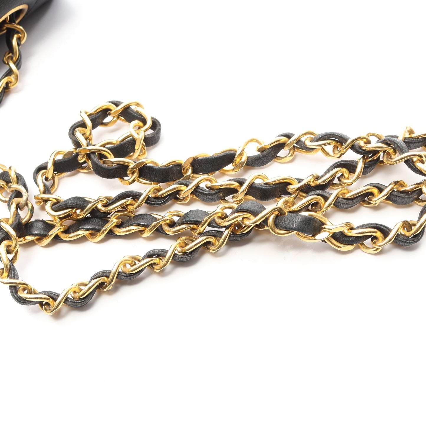ミニマトラッセ20 チェーンショルダーバッグ ラムスキン ブラック ゴールド金具 ヴィンテージ シャネル バッグ CHANEL