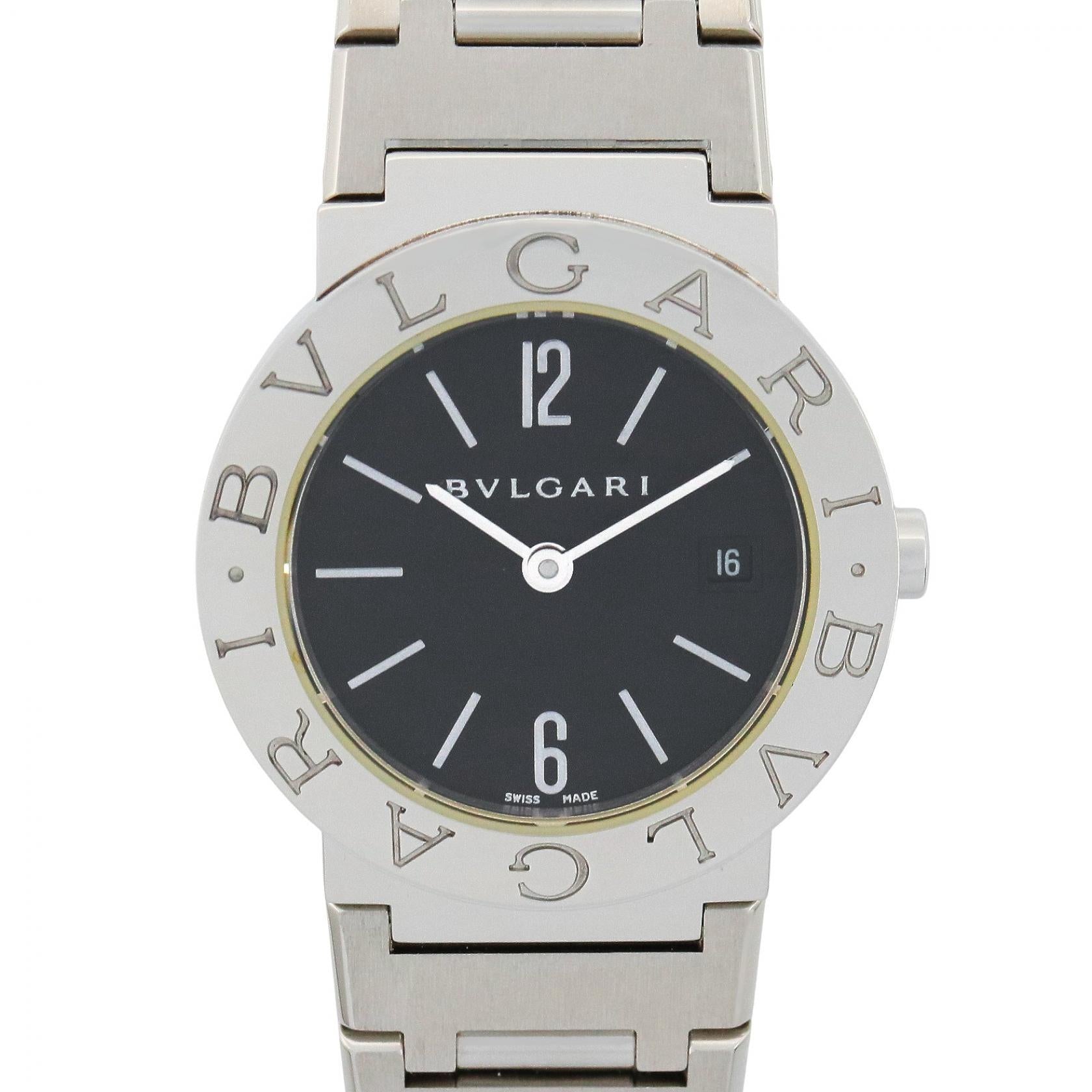 BVLGARI ブルガリ ブルガリ レディース 腕時計 クオーツ SS ブルガリ ブルガリ レディース 腕時計 クオーツ SS ブラック ブルガリ