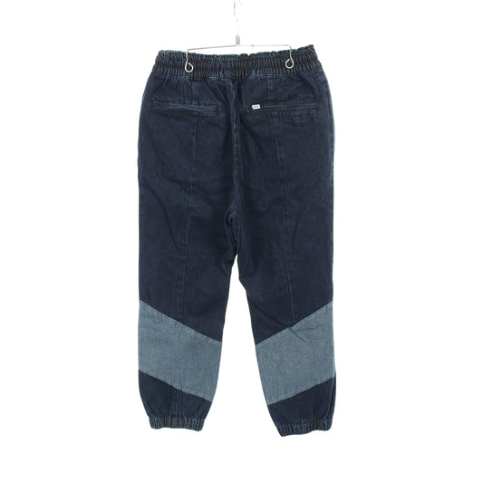 DENIM TRACK PANTS デニムパンツ ジョガーパンツ コットン インディゴブルー サプール