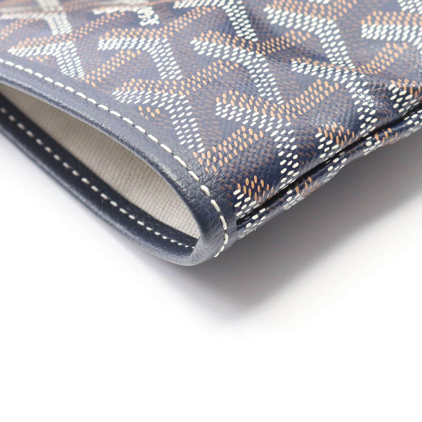 サンルイPM ハンドバッグ トートバッグ コーティングキャンバス レザー ネイビー マルチカラー ゴヤール バッグ GOYARD