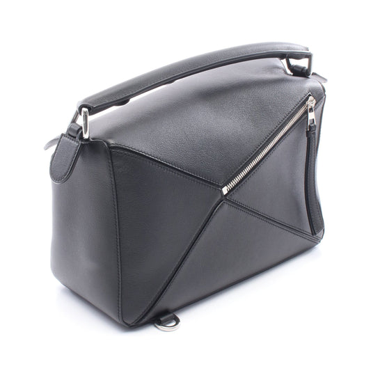 パズルバッグ ハンドバッグ レザー ブラック 2WAY ロエベ