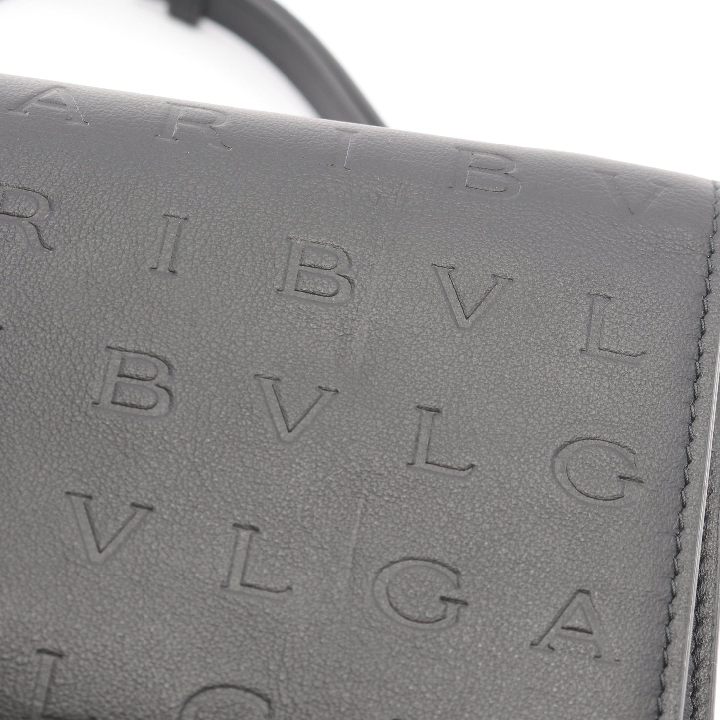 インフィニートゥム チェーンウォレット レザー ブラック ブルガリ バッグ BVLGARI